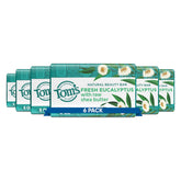 Tom's of Maine barra jabón natural fresca eucalipto para una limpieza suave.