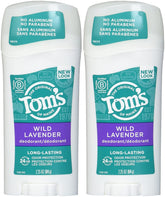 Tom's of Maine Desodorante Lavanda Stick: envase compacto y reciclable para uso diario.