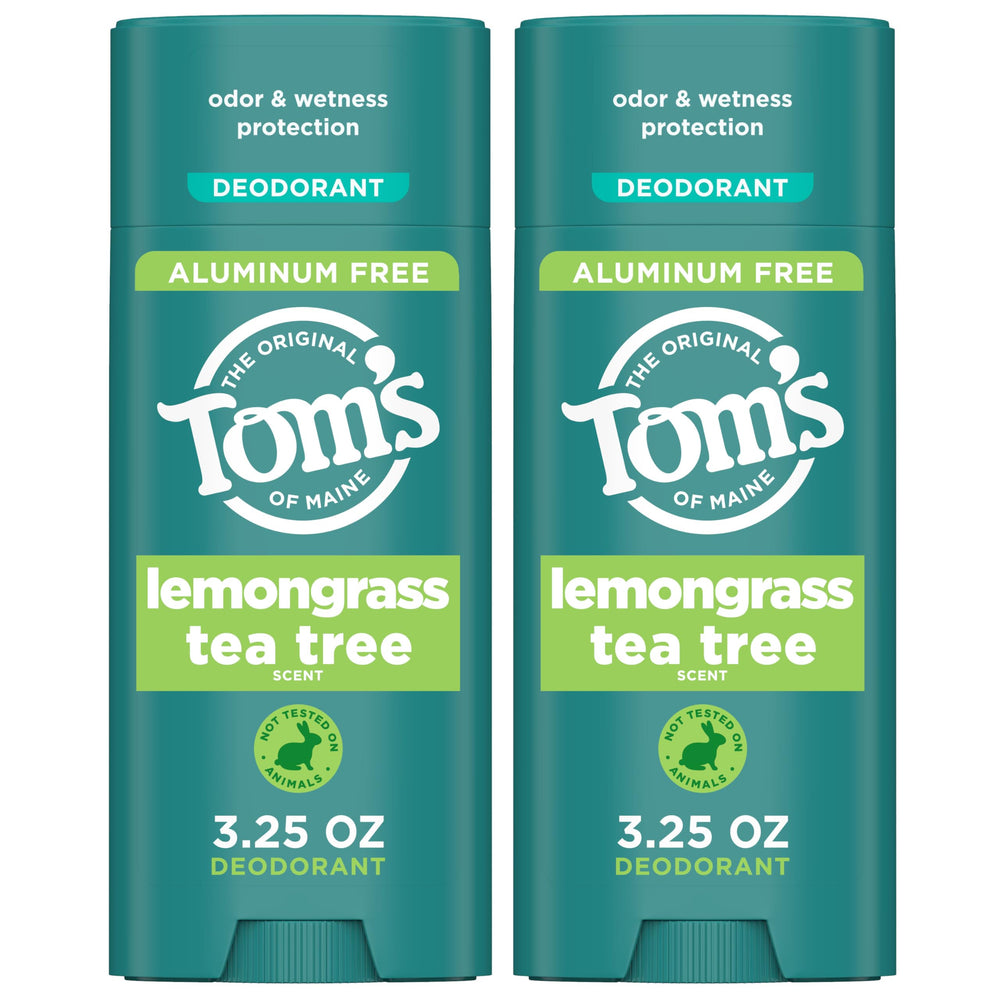 Tom’s of Maine desodorante Lemongrass Tea Tree barra transparente para uso diario