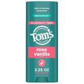 Tom's of Maine Rose Vanilla desodorante natural en barra para uso diario sin aluminio