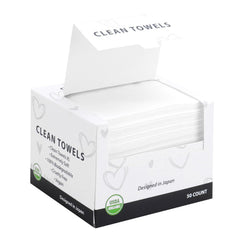 Toner Depot: toallas faciales desechables biodegradables XL 50 unidades, uso diario suave