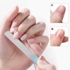 ToNewBe Lima de Uñas de Vidrio Nano da forma y pule
