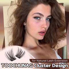 TOOCHUNAG Clusters con banda amplia para un look lleno y equilibrado