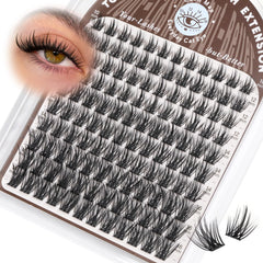 TOOCHUNAG Fairy pestañas-agrupadas curva-C para look natural