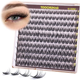 TOOCHUNAG Pestañas Clusters, efecto natural para un look suave.