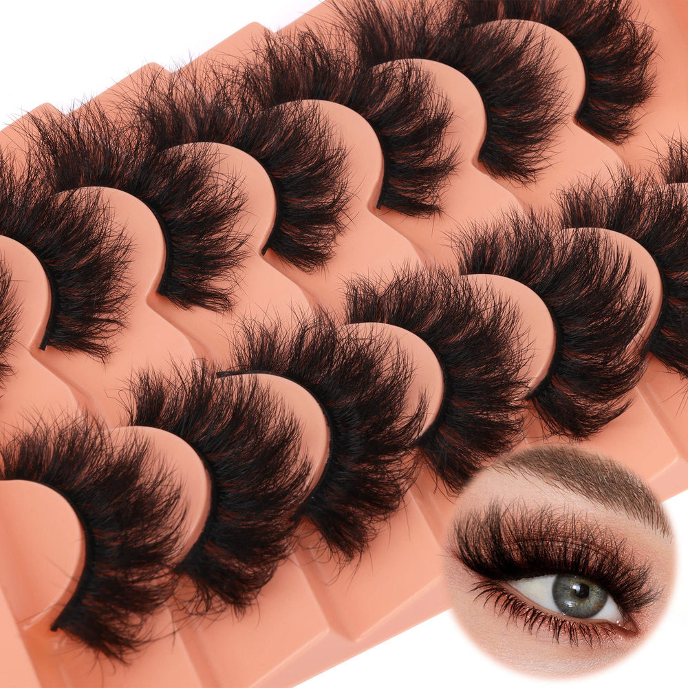 TOOCHUNAG Pestañas Mink 18mm Onduladas para un look elegante y natural