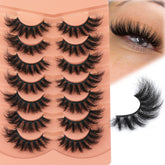 TOOCHUNAG pestanas volumen esponjoso 18 mm para un look suave y definido.