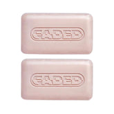 Topicals Faded cleansing bar packaging shows vegan, fragrance-free formula for sensitive skin.