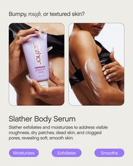 Topicals Slather application 2-3 fois par semaine, peau douce et veloutée après usage.