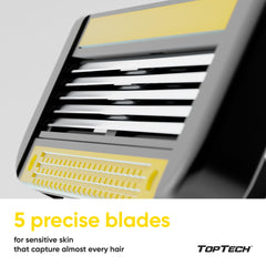 TopTech Ultra 5 cartucho 5 hojas, compatible con Gillette Fusion.