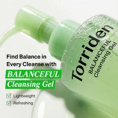 Torriden Balanceful Gel: uso diario para facial limpio