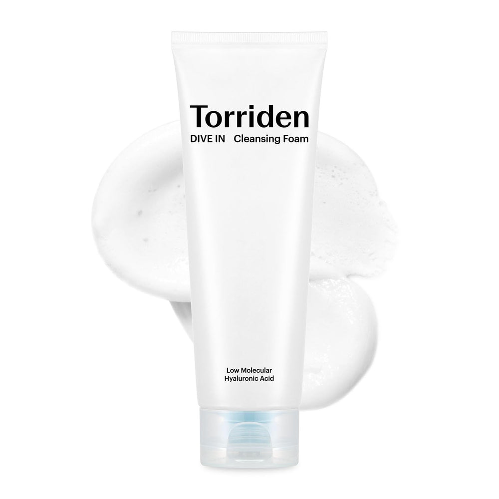 Torriden DIVE IN espuma limpiadora facial en botella para uso diario, limpieza suave.