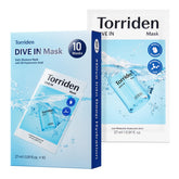 Torriden Dive In mascarilla hialurónica en envase, hidratación constante para la piel.
