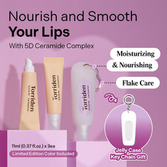 Pack Torriden de 3 labiales para cuidado diario de labios.