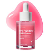 Sérum Rosa Péptido 12 PDRN de TOSOWOONG en botella, favorece hidratación y luminosidad.