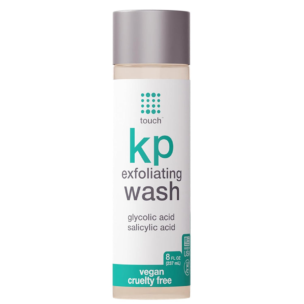 TOUCH KP exfoliante: botella lista para exfoliar la piel durante la ducha