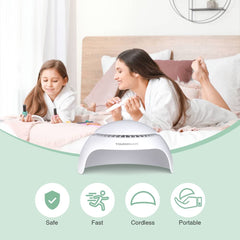 TOUCHBeauty baterias-2aaa: uso portátil sin enchufe