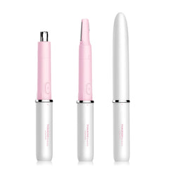TOUCHBeauty Cortapelos Rostro Cejas Nariz: acabado preciso con hojas reemplazables.