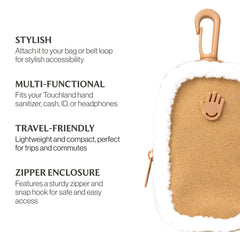 Touchland Touchette color castaño, tono cálido que complementa prendas de temporada.