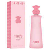 TOUS Kids Girl Eau de Toilette: frasco compacto para uso diario suave en piel sensible