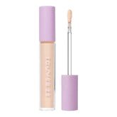 Tower 28 Swipe Serum Concealer close-up applying smooth, hydrated coverage