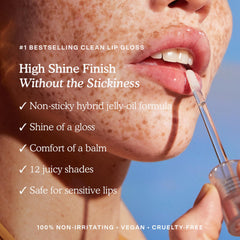 Tower 28 ShineOn Lip Jelly CHILL, textura nutritiva que cuida los labios.