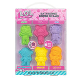 Bombas de baño Townley Girl L.O.L. Surprise: conjunto de seis para burbujas divertidas.