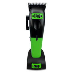 TPOB Play maquinilla de barbero negra con agarre de goma para mayor control.