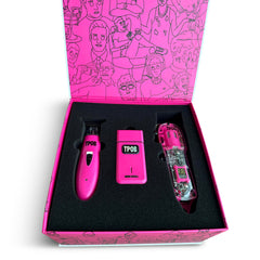Recortadora TPOB Slime 2 en rosa mate con agarre ergonómico para control.