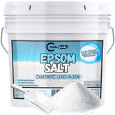 Trade Grade Sal Epsom, cristales puros para un baño relajante.