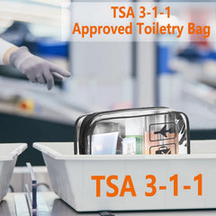 TREALDATE bolsa de viaje de PVC 0,5 mm, ligera y resistente.