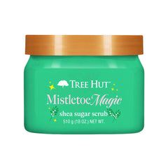 Tree Hut Mistletoe Magic Scrub en bote, exfolia suavemente para piel suave