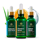 Tree of Life Vitamin C serum trio for brighter skin and even tone.