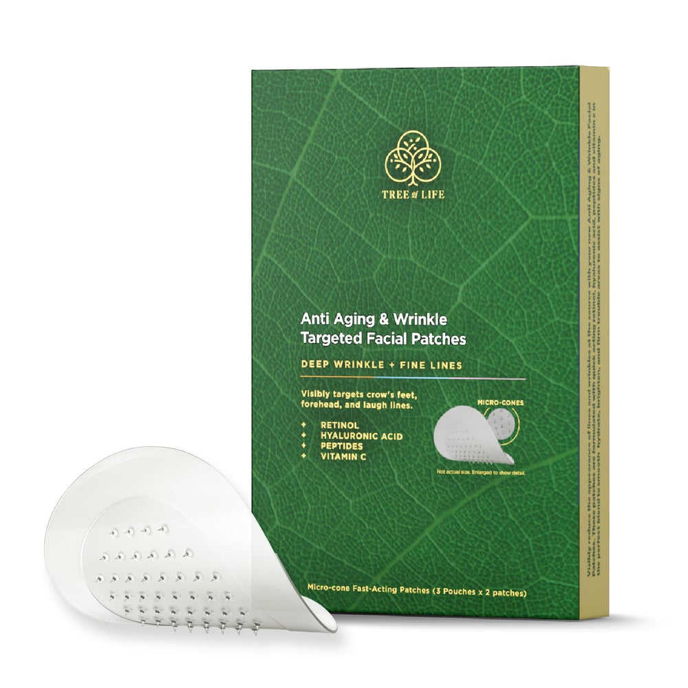 Parche Tree of Life Beauty para frente: suaviza líneas con retinol