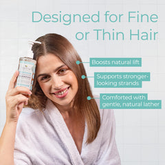 Tree to Tub Biotin Shampoo con argán para brillo y cuerpo