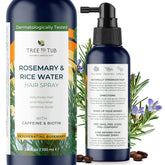 Tree to Tub spray de romero para cabello: nutrición del cuero cabelludo.