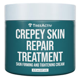 Crème TreeActiv réparatrice pour peau crepée — bouteille hydratation longue durée.