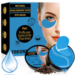 Treondexir under-eye masks target dark circles and puffiness for a brighter look.