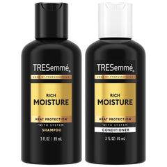 TRESemmé champú hidratante de viaje para cabello seco, brillo suave