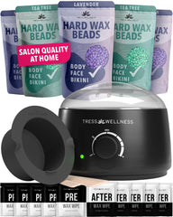 Tress Wellness: calentador analógico para cera, ideal para uso doméstico.