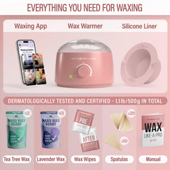 Perlas de cera dura de Tress Wellness para acabado suave
