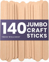 Palitos de artesanía sin astillas de Tress Wellness para depilación suave en casa.