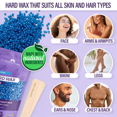 Tress Wellness palitos de depilación grandes y pequeños para áreas diferentes