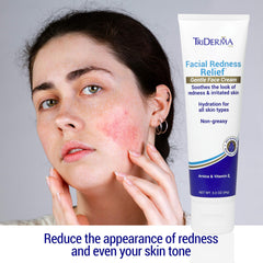 TriDerma crema hidratación para piel sensible de textura suave