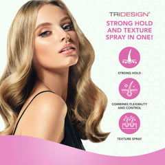 TRIDESIGN Aerogel, cabello brilla con fijación ligera y limpia.