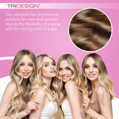 TRIDESIGN Aerogel, peinado con volumen y flexibilidad.