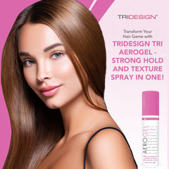 TRIDESIGN Aerogel Hairspray: tamaño de viaje perfecto para retoques