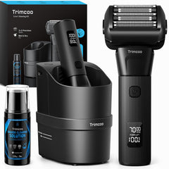 Trimcoo maquinilla eléctrica con 5 hojas para afeitado suave y rápido