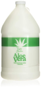 Triple Lanolin Aloe Vera Loción, bote 1 galón, hidratación duradera para piel suave