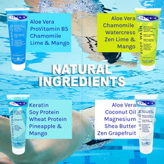 TRISWIM gel ducha elimina químicos y cuida la piel tras nado.